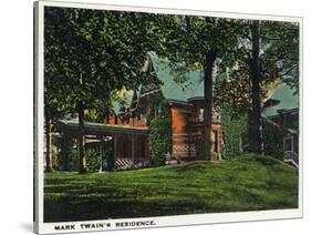 Hartford, Connecticut - Mark Twain's House-Lantern Press-Stretched Canvas