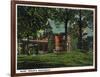 Hartford, Connecticut - Mark Twain's House-Lantern Press-Framed Art Print