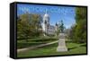 Hartford, Connecticut - Putnam Statue in Bushnell Park-Lantern Press-Framed Stretched Canvas