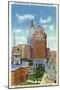 Hartford, Connecticut - Trust Bldg and Travelers Tower View-Lantern Press-Mounted Art Print