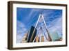 Hartford, Connecticut, USA Cityscape at Founders Bridge.-SeanPavonePhoto-Framed Photographic Print