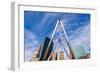 Hartford, Connecticut, USA Cityscape at Founders Bridge.-SeanPavonePhoto-Framed Photographic Print