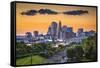 Hartford, Connecticut, USA Skyline.-SeanPavonePhoto-Framed Stretched Canvas