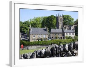 Hartington Village and Church, Peak District, Derbyshire, England, United Kingdom, Europe-Frank Fell-Framed Photographic Print