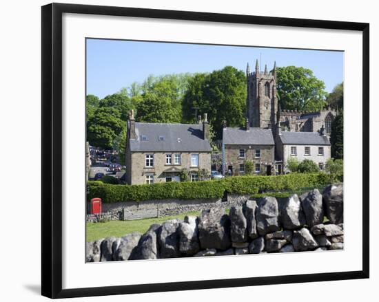 Hartington Village and Church, Peak District, Derbyshire, England, United Kingdom, Europe-Frank Fell-Framed Photographic Print