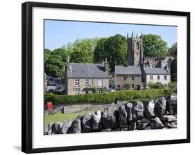 Hartington Village and Church, Peak District, Derbyshire, England, United Kingdom, Europe-Frank Fell-Framed Photographic Print