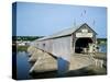 Hartland Bridge, New Brunswick, Canada-null-Stretched Canvas