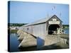 Hartland Bridge, New Brunswick, Canada-null-Stretched Canvas