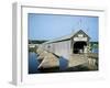 Hartland Bridge, New Brunswick, Canada-null-Framed Premium Photographic Print