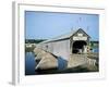 Hartland Bridge, New Brunswick, Canada-null-Framed Photographic Print