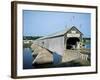 Hartland Bridge, New Brunswick, Canada-null-Framed Photographic Print