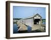 Hartland Bridge, New Brunswick, Canada-null-Framed Photographic Print