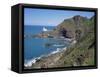 Hartland Point, North Devon, England, United Kingdom, Europe-Rainford Roy-Framed Stretched Canvas