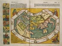 Map of Europe and the World, 1493-Hartmann Schedel-Mounted Giclee Print