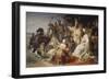 Harun Ar-Raschid Receives the Envoy of Charlemagne-Julius Köckert-Framed Giclee Print