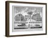 Harvard College, Cambridge, Massachusetts C.1739 (Litho)-American-Framed Giclee Print