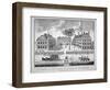 Harvard College, Cambridge, Massachusetts C.1739 (Litho)-American-Framed Giclee Print