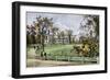 Harvard College in Cambridge, Massachusetts, 1870s-null-Framed Giclee Print