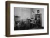 Harvard Grad Student Studies as His Desk, Ca. 1938-null-Framed Photographic Print