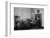 Harvard Grad Student Studies as His Desk, Ca. 1938-null-Framed Photographic Print