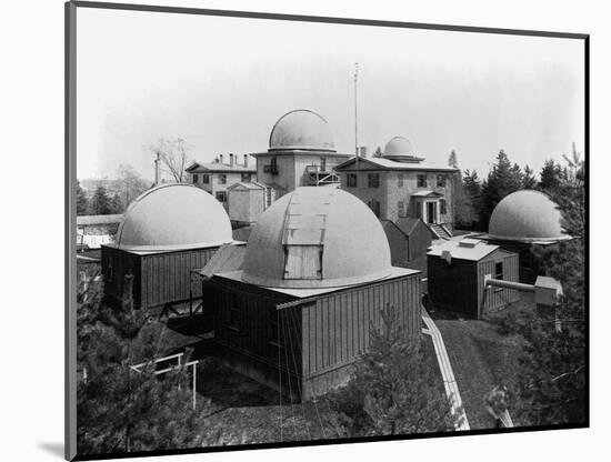Harvard Observatory Complex-Charles H. Thurston-Mounted Photographic Print