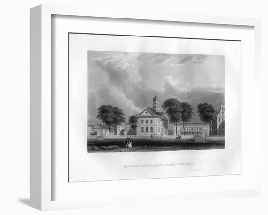 Harvard University, Cambridge, Massachusetts, 1855-null-Framed Giclee Print