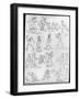 Harvard University Cartoon, Early 20th Century-G Williams-Framed Giclee Print