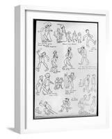 Harvard University Cartoon, Early 20th Century-G Williams-Framed Giclee Print