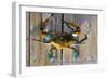 Harve De Grace, Maryland - Blue Crab on Dock-Lantern Press-Framed Art Print