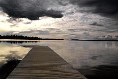 Pier on A Lake-harvepino-Photographic Print