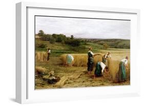 Harvest, 1874-Léon Augustin L'hermitte-Framed Giclee Print