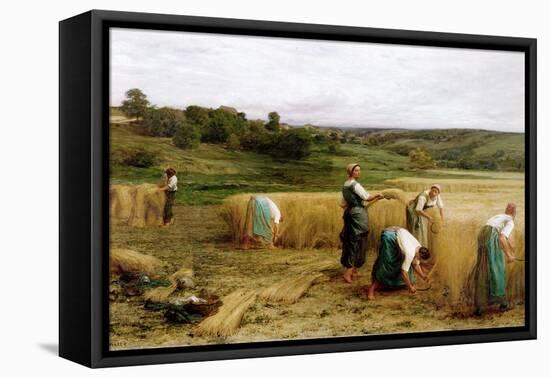 Harvest, 1874-Léon Augustin L'hermitte-Framed Stretched Canvas