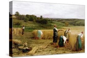 Harvest, 1874-Léon Augustin L'hermitte-Stretched Canvas