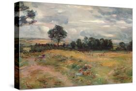 'Harvest at Broomieknowe', 1896-William McTaggart-Stretched Canvas