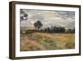 'Harvest at Broomieknowe', 1896-William McTaggart-Framed Giclee Print