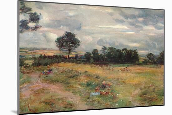 'Harvest at Broomieknowe', 1896-William McTaggart-Mounted Giclee Print