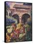 Harvest at the Mission-Clif Hadfield-Framed Stretched Canvas