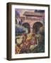 Harvest at the Mission-Clif Hadfield-Framed Art Print