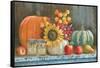 Harvest Bench-Beth Grove-Framed Stretched Canvas