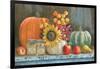 Harvest Bench-Beth Grove-Framed Art Print