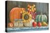 Harvest Bench-Beth Grove-Stretched Canvas