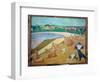 Harvest by the Sea, Saint Briac Sur Mer in 1891, 1891 (Oil on Canvas)-Emile Bernard-Framed Giclee Print