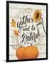 Harvest Delight I on White-Janelle Penner-Framed Art Print