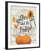 Harvest Delight I on White-Janelle Penner-Framed Art Print