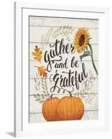 Harvest Delight I on White-Janelle Penner-Framed Art Print