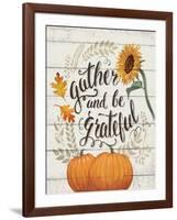 Harvest Delight I on White-Janelle Penner-Framed Art Print