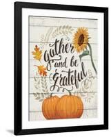 Harvest Delight I on White-Janelle Penner-Framed Art Print