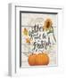 Harvest Delight I on White-Janelle Penner-Framed Art Print