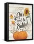 Harvest Delight I on White-Janelle Penner-Framed Stretched Canvas