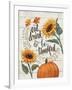 Harvest Delight II on White-Janelle Penner-Framed Art Print
